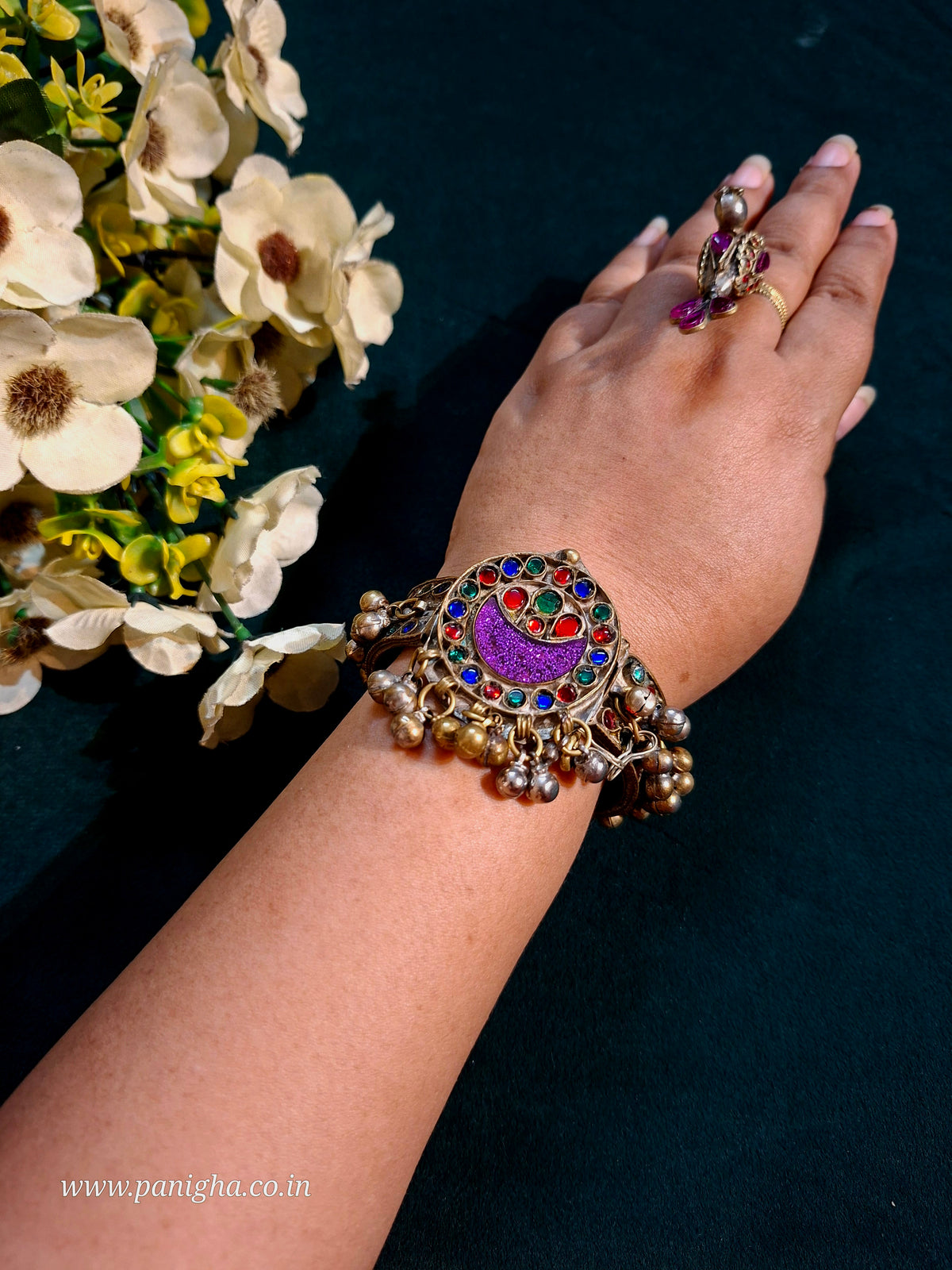 Jamuni Chand Vintage Afghan Kada