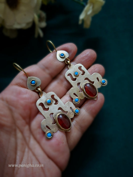 Naqsh-e-Gul Turkmen Earrings