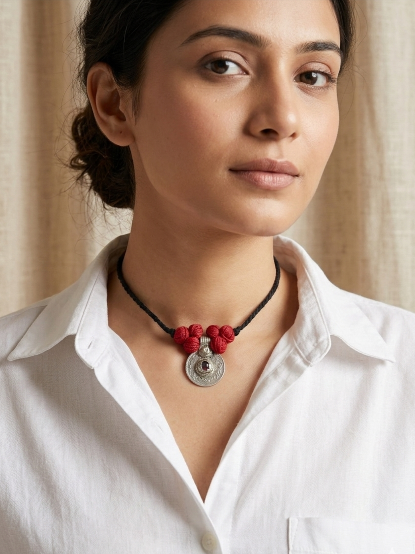 Noor-e-Surkh Coin Pendant