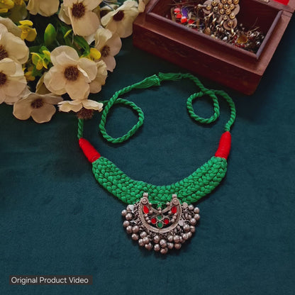Sabz-e-Chand Afghan Choker