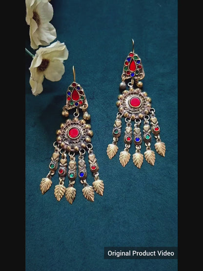 Jhalar-e-Shahi — Afghan Statement Earrings
