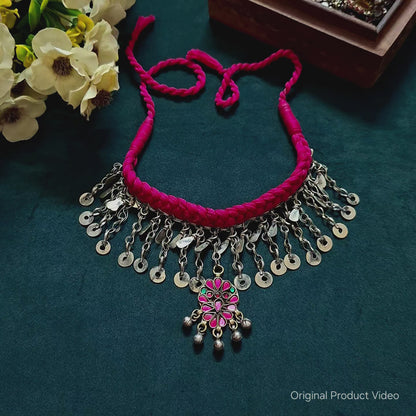 Jhalar Noor Choker — Gulabi