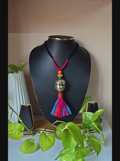 Rang Jhalar Turkmen Pendant Necklace