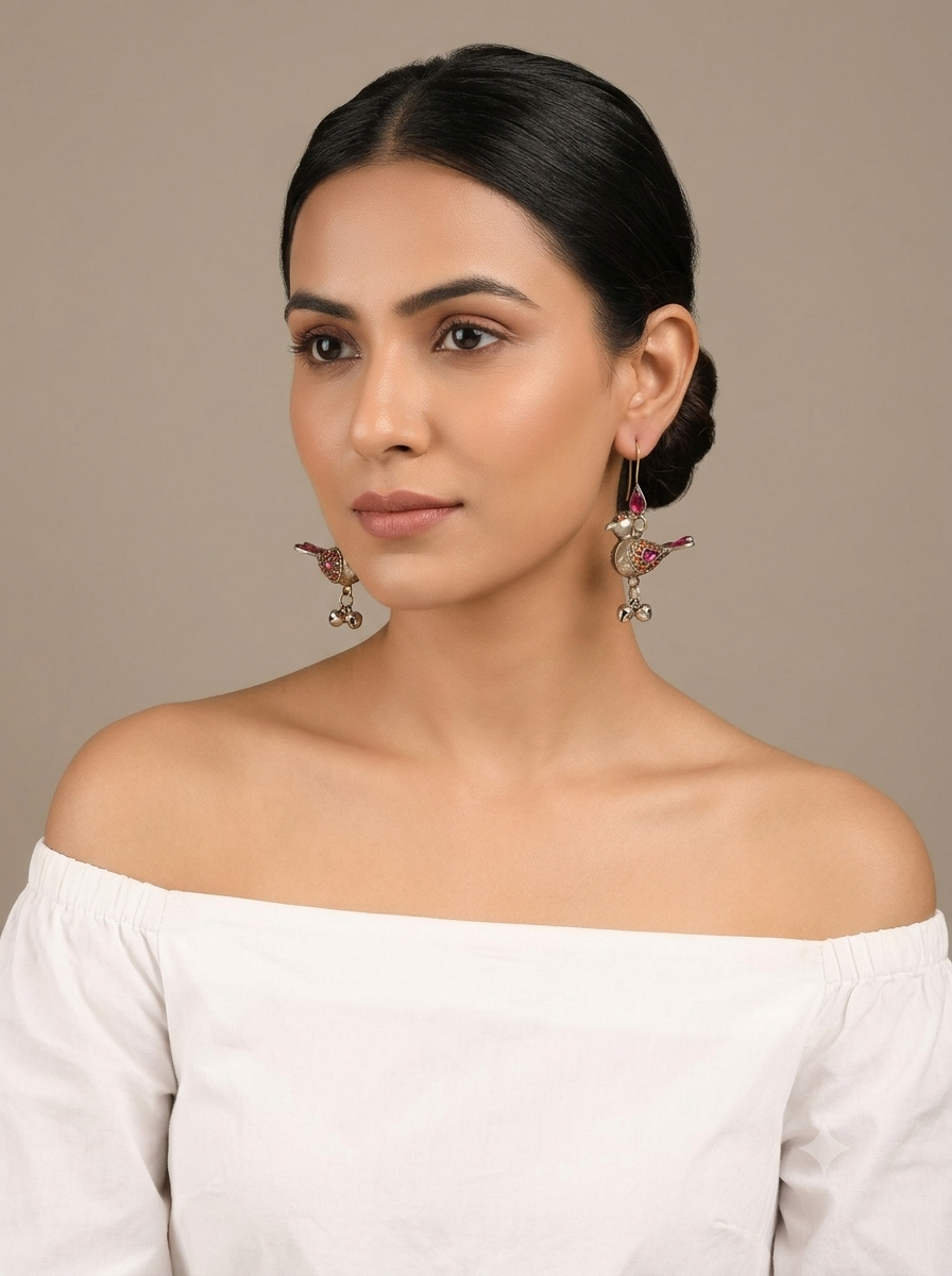 Bulbul Afghan Earrings