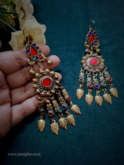 Jhalar-e-Shahi — Afghan Statement Earrings