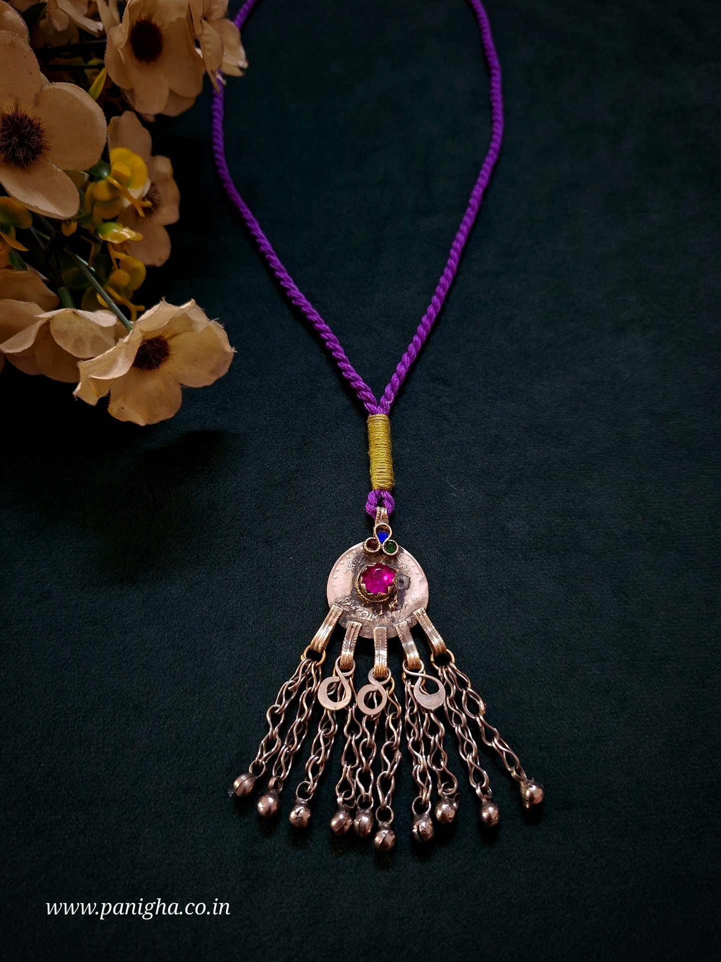 Banafsha Jhalar Pendant