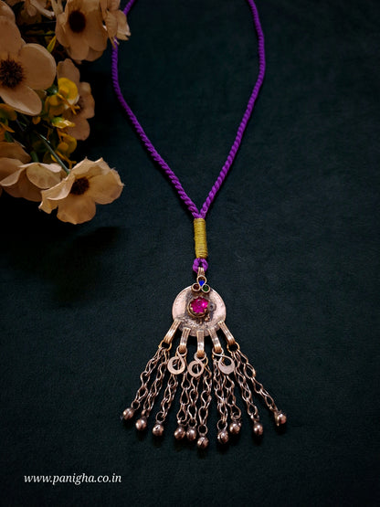 Banafsha Jhalar Pendant