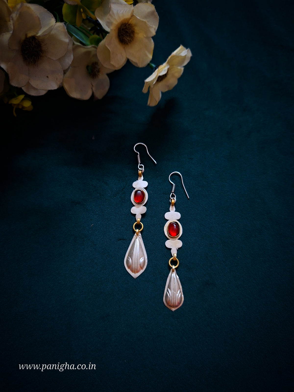 Surkh Shabnam Turkmen Earrings