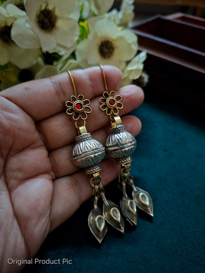 Gulnaar Afghan Earrings