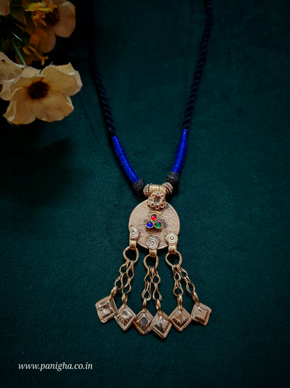 Lajward Coin Pendant