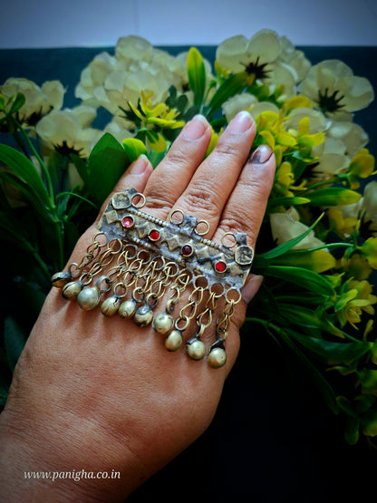 Ruh-e-Laal Vintage Afghan Statement Ring
