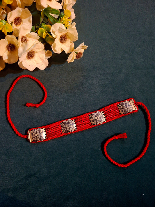 Red Beaded Choker