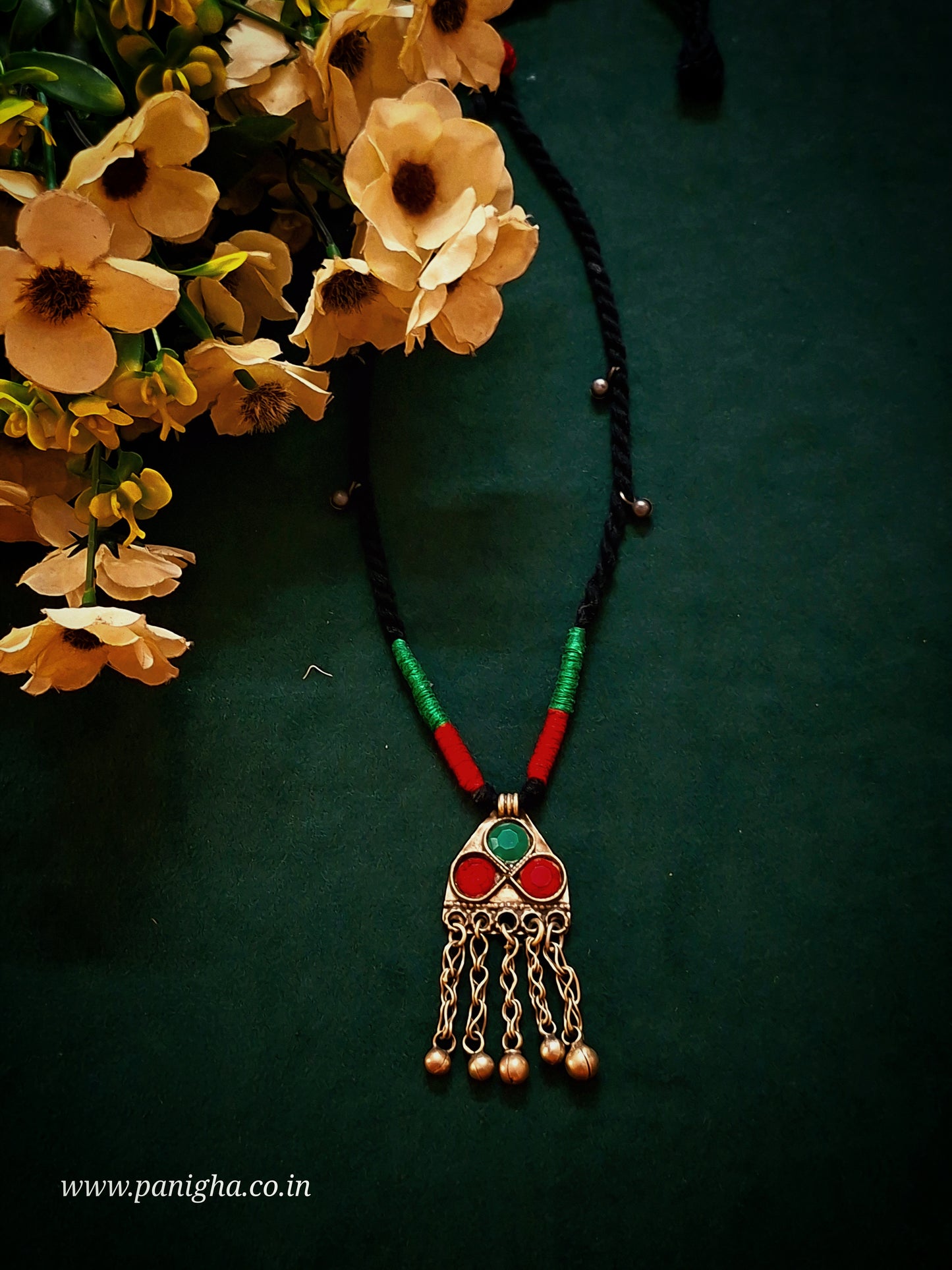 Jhalar Afghan Pendant Necklace