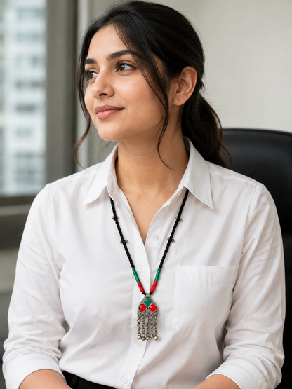 Jhalar Afghan Pendant Necklace