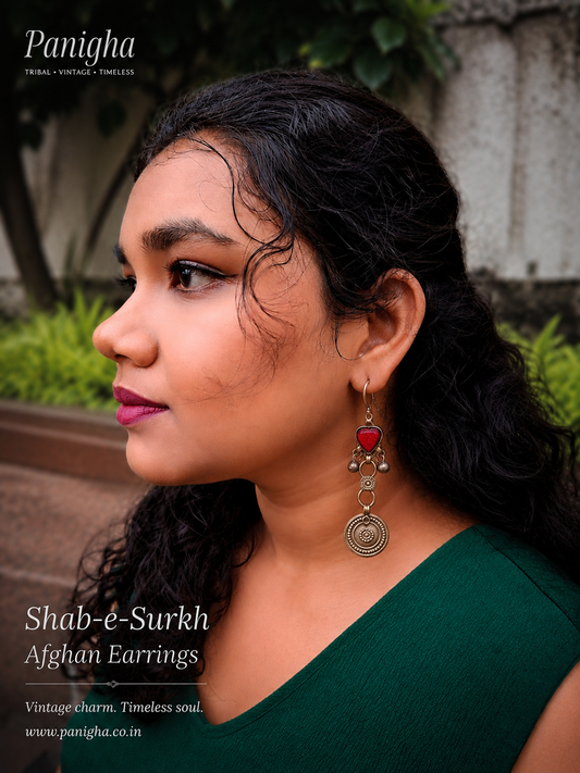 Shab-e-Surkh Afghan Earrings