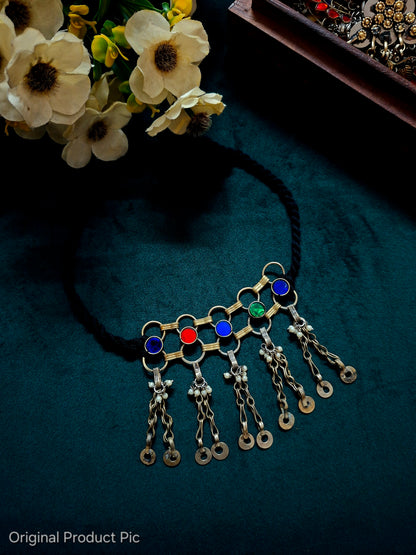 Rangrez Afghan Tassel Choker