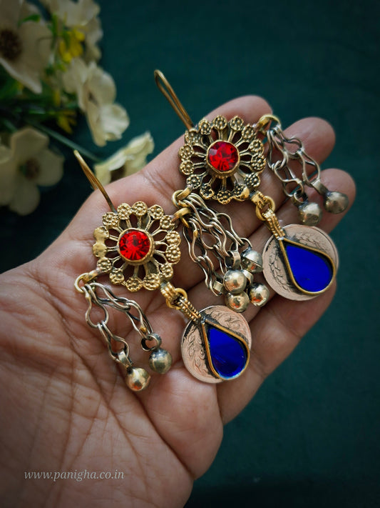 Gul-o-Sikka — Vintage Afghan Earrings