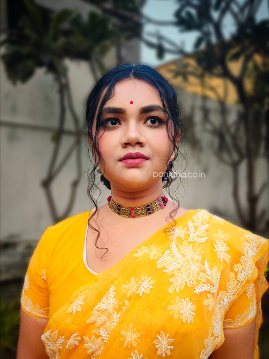 Multicolored Afghan Choker