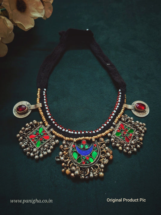 Vintage Afghan Kutchi Statement Neckpiece