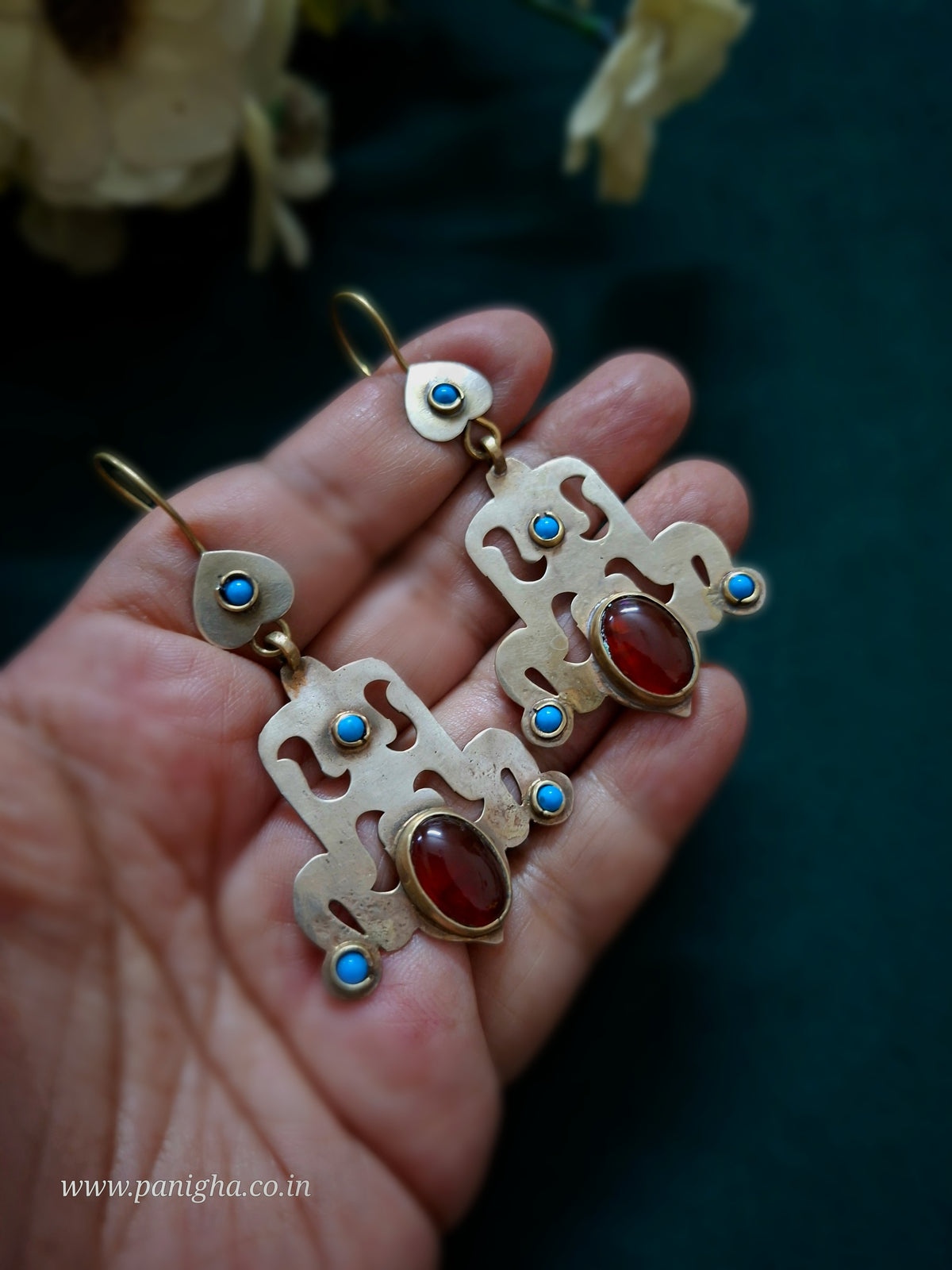Naqsh-e-Gul Turkmen Earrings