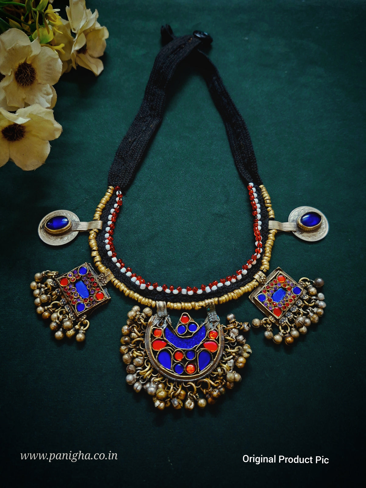 Vintage Afghan Kutchi Statement Neckpiece
