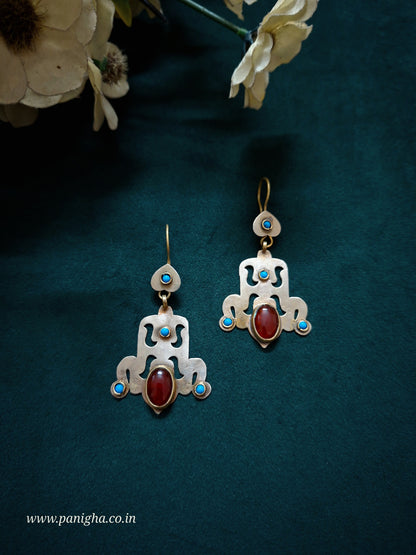 Naqsh-e-Gul Turkmen Earrings