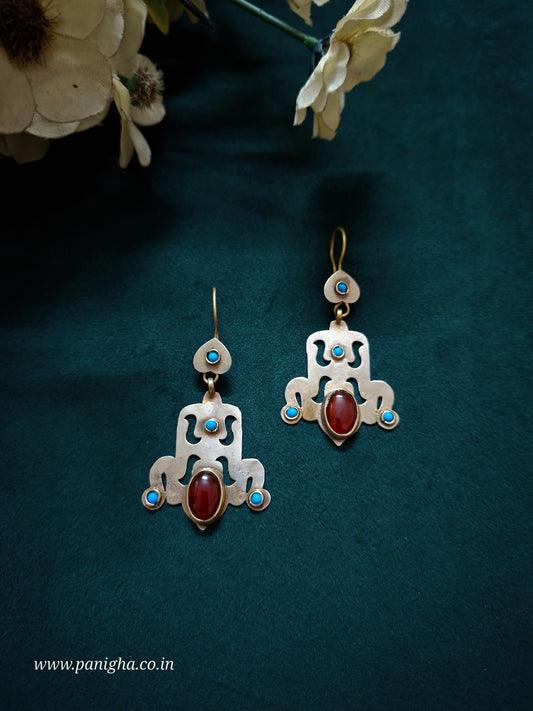 Naqsh-e-Gul Turkmen Earrings