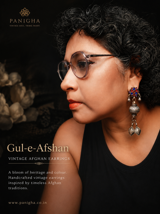 Gul-e-Afshan — Vintage Afghan Earrings
